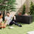 Storage Box with Lockable Design & Gas Strut Handle 2 Person Bench Garden Organizer-116546763