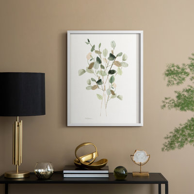 Leafy Botanical I Framed Print - Solid Wood