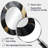 Minimalism Chrome Black And Gold Poteries - Abstract Oval Decorative Mirror On Metal-1459898921