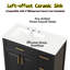Meuble-lavabo simple l 36 po x P 18,3 po x H 33,9 po-105300826