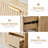 70'' Tall Arched Storage Display Cabinet-551379642