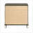 Dark Champagne Modern 2-Drawer Glam Nightstand
