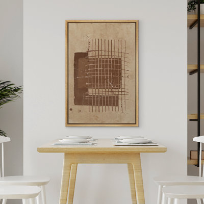 Brown Geometric Line Illustrations Rustic Abstract Shapes