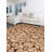 One-of-a-Kind 8'0" X 9'9" New Age Wool Area Rug in Tan/Dark Brown