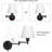 Stevierae Steel Plug-in Swing Arm Sconce-973282294