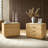 Herlinda Modern 30"W 3-Drawer Oak Wood Fully Assembled Nightstand with Built-In Powerstation and USB-2084844721