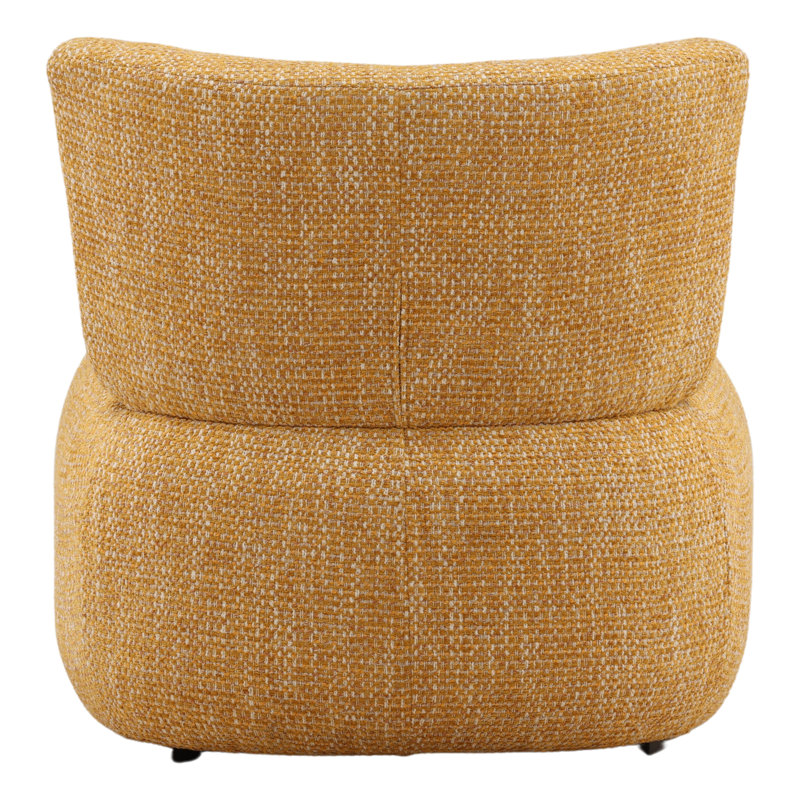 Bridger Occasional Chair Brown, Gold Fabric