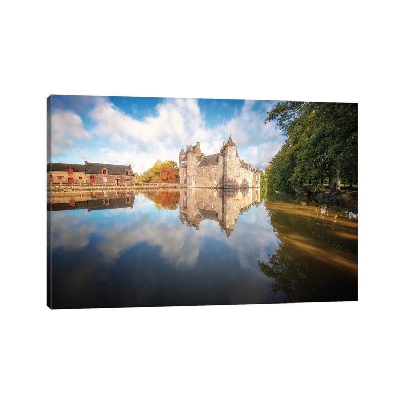 The Old Medieval Castle by Philippe Manguin - Wrapped Canvas Print, 101.6 cm H x 66.04 cm W