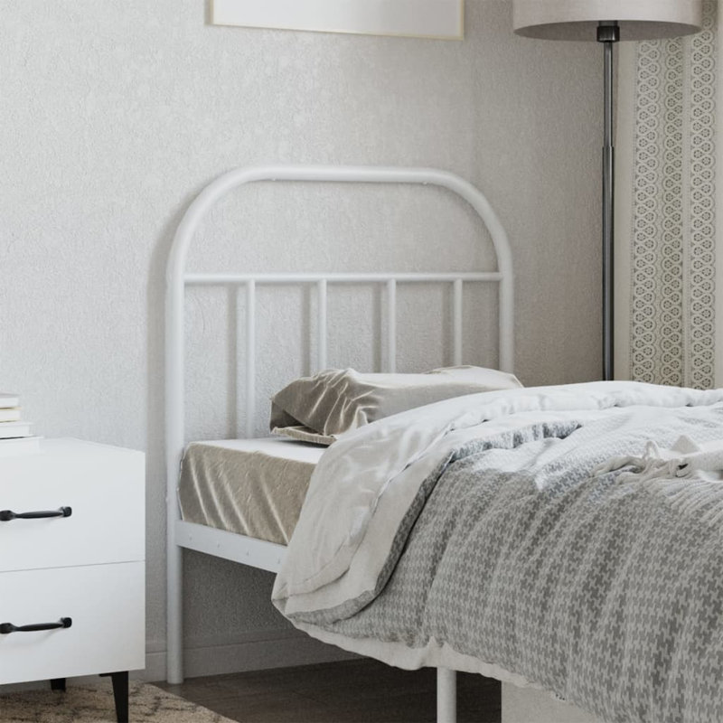Steel Replace Headboard, 75 x 190 cm, White