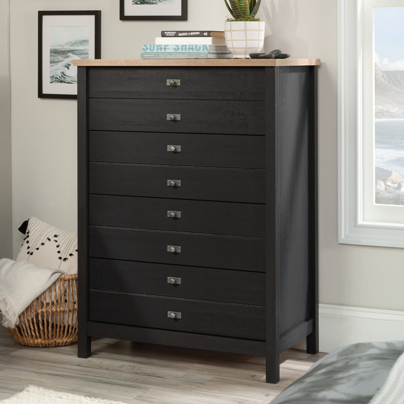 Mukilteo 32.44'' W 4 - Drawer Dresser, Raven Oak