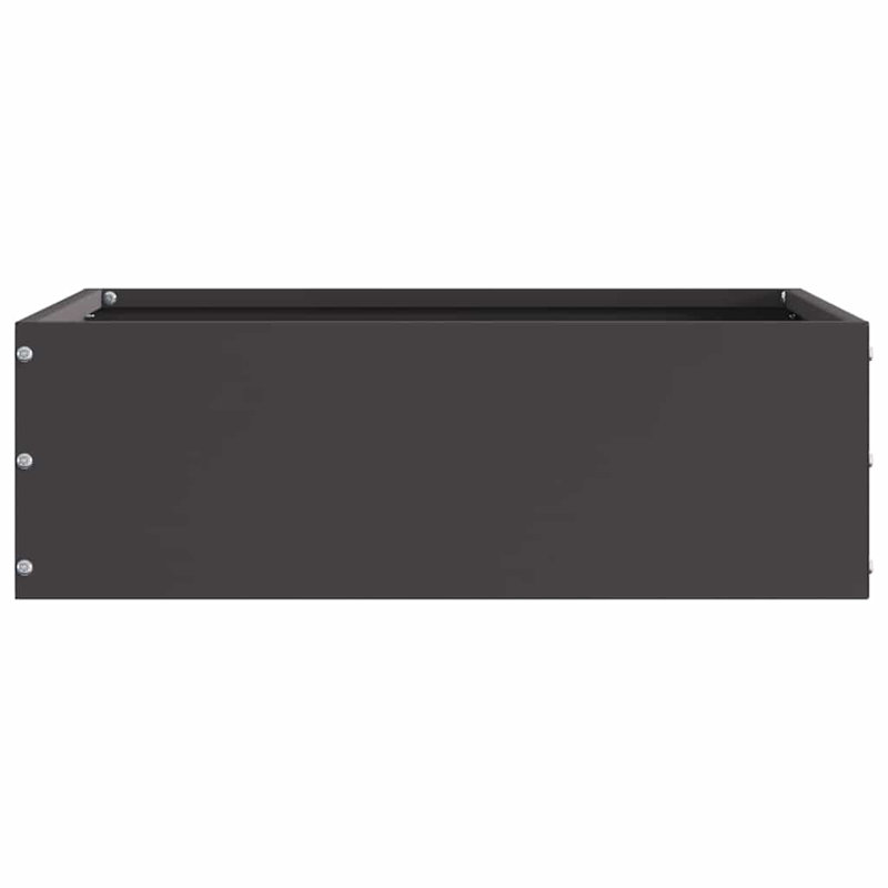 13 cm H Steel, 13cm H x 40cm W, Black