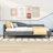 Wood Upholstered Daybed with Legs and Backrest-1715116211-1715116210