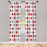 Microfiber Semi Sheer Curtain Pair