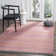 Liara Hand Woven Viscose/Cotton Striped Rug in Purple/Orange