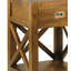 Guildhall 40cm W Solid Wood Bedside Table
