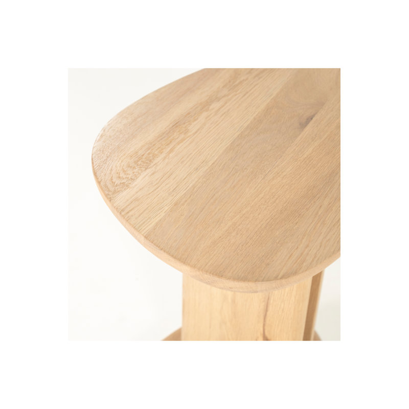 Lori Solid Wood End Table, Natural