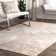 Dequita Contemporary Abstract Beige/Blue Area Rug
