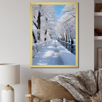 Winter Snowy Serenity VI, reproduction d'art sur toile