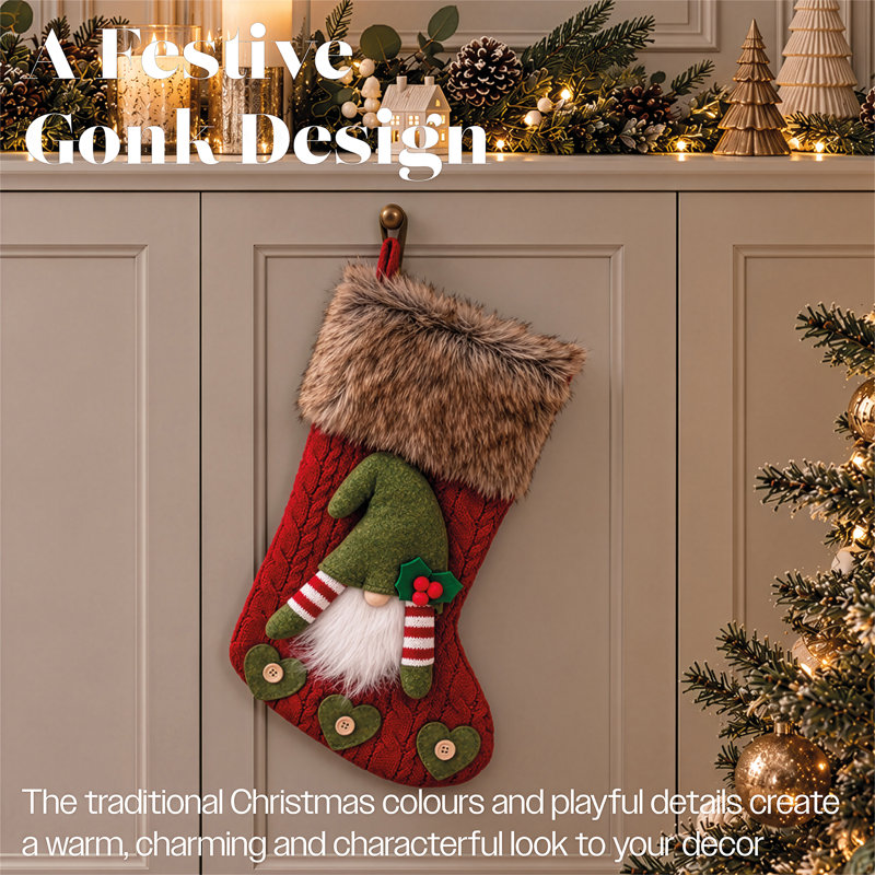 Silk Stocking Holder, Red