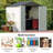 8 ft. W x 6 ft. D Metal Storage Shed-95978286