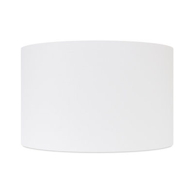 16x16x10" H White Crips Drum Shade