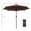 269cm Lighted Tilt Market Parasol-20604914-59257143