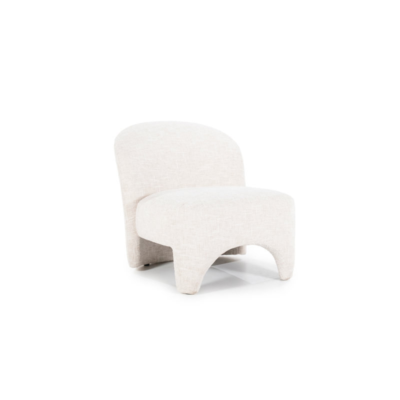 Chaise d'appoint d'appoint 29 po, Tissu beige
