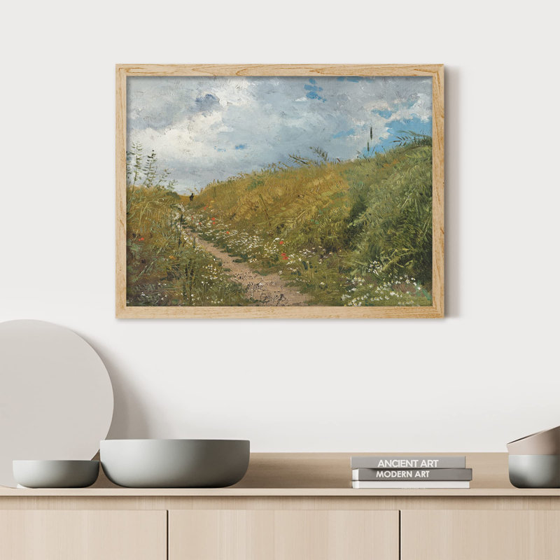 «Green Flower Countryside Cloud Sky» sur, Naturel, H 11 po x l 14 po