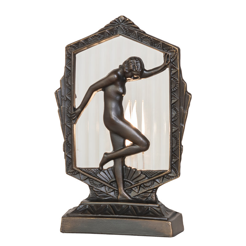 Lampe d'appoint 9 "High Deco Posing Lady, Clair