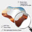 USA Desert Sands Landscape - miroir mural décoratif nuage USA, miroir asymétrique traditionnel, impression d'art en métal-107246649