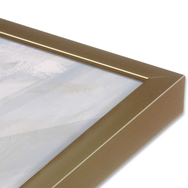 «Peaceful Riverside View II», impression, H 25,25 po x l 19,25 po, Or brossé