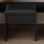 Table de coiffeuse compacte avec miroir et lumières DEL réglables - Bureau de dressage avec prise de courant, support pour sèche-cheveux, tabouret rembourré, 3 tiroirs (1 grand + 2 compacts) pour les petites chambres-118027890-118027892