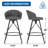 Upholstered Counter Stool With Metal Frame-2126321952-2126321955