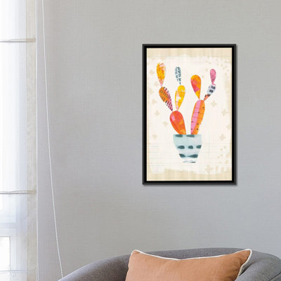 «Collage Cactus IV.A, impression sur toile tendue