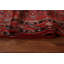Geometric Red  Traditional Runner Rug 4x12
