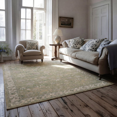 Tancy Abstract Cotton Machine Tufted Area Rug