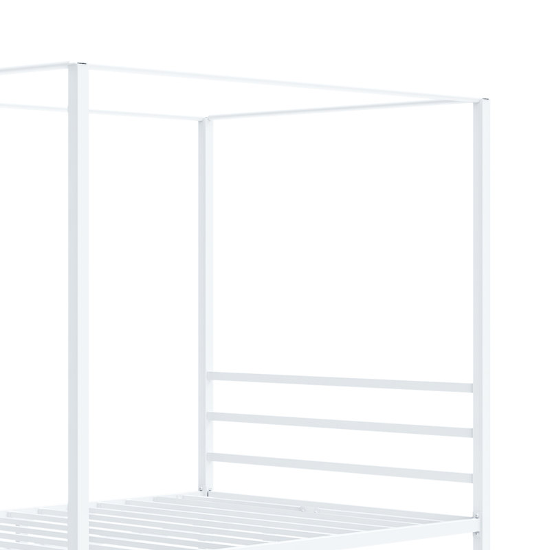 Kyvin Canopy Bed, Twin, White