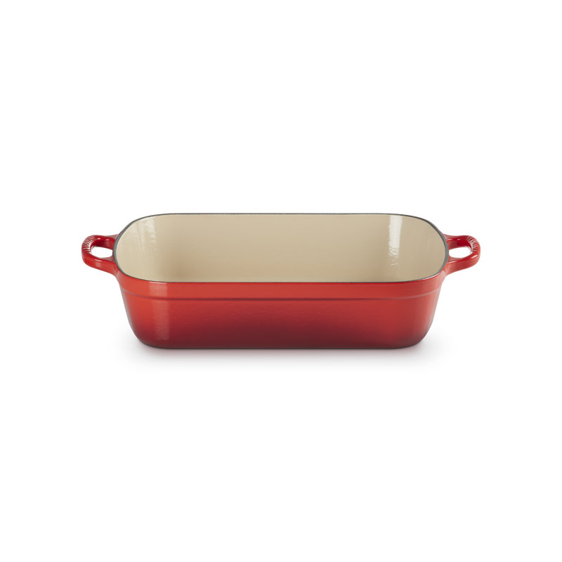 Le Creuset Signature Enameled Cast Iron Roaster, 5.25 qt., Cerise