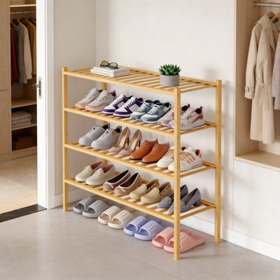Bamboo Shoe Rack