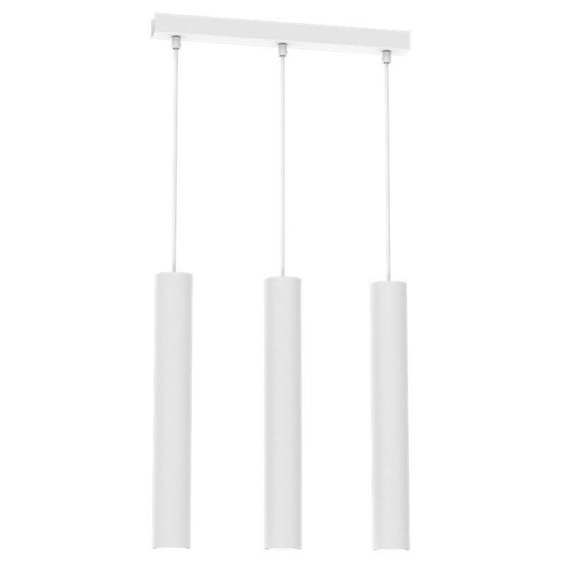 Hudson 3 - Light Kitchen Island Pendant, White