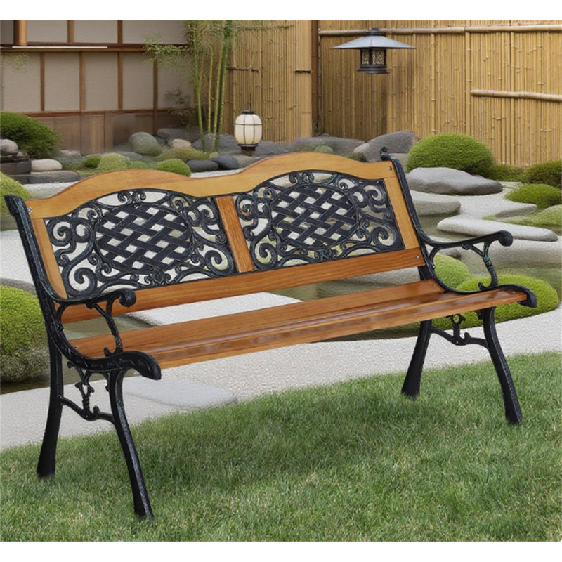 Banc de jardin extérieur