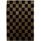 Hand-Knotted High-Quality Green and Black Area Rug