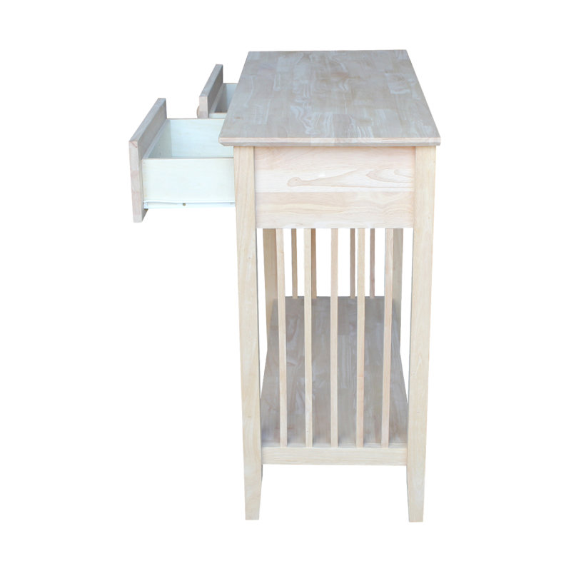 Manatuto 38'' Solid Wood Console Table