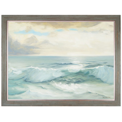 Profondeurs du cristal - peinture encadrée
