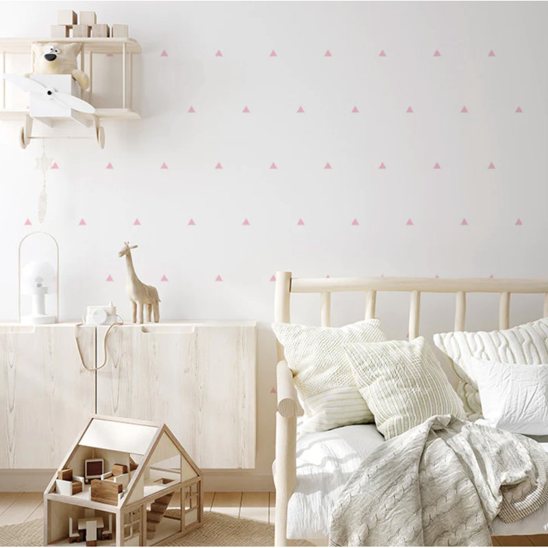 Abstract Wall Decal, Soft Pink