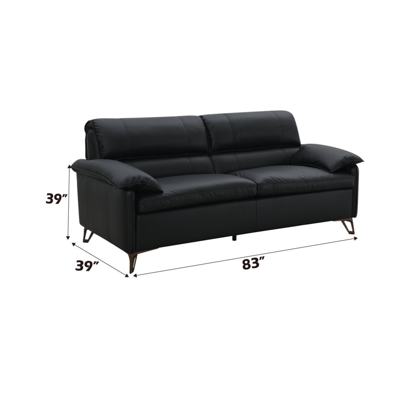 Causeuse en cuir Eilene