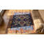 Tapis bleu antique en laine Bidjov