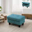 Ensemble de canapé modulaire 3 pièces avec repose-pieds en flanelle Sea Sea-90726398-90726397