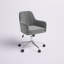 Chaise de travail en velours Trouville-1838053344