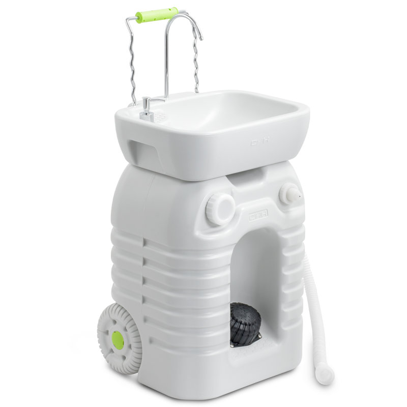 Station de lavage des mains portable avec robinet 16,5 L x 13,9 W